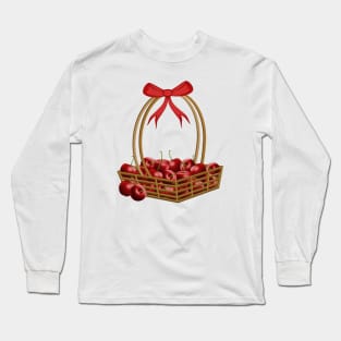 Cherry Basket Long Sleeve T-Shirt